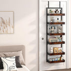 Steel and Wood Over-the-Door Kitchen Pantry Organizer