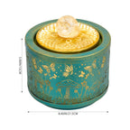 Creative Metal Tabletop Fountain with Light & Enchanted Forest Butterfly Design