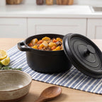 5L Pre-Seasoned Cast Iron Dutch Oven with Lid