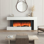 52 Inch C-Frame Freestanding Fireplace Suite