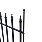5-Panel Decorative Metal Garden Fence Set