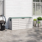 290L Outdoor Storage Deck Box with Wheels