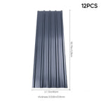 Charcoal Black Steel Corrugated Panels