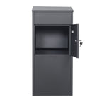 90cm Lockable Galvanised Steel Outdoor Parcel Drop Box