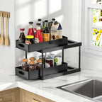 2-Tier Under Sink Pull Out Storage Organizer