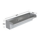 13cm D Back Entry Stainless Steel Water Blade