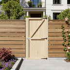 90cm Wide Wooden Garden Gate 180cm High