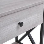 Narrow Wooden Console Table with Drawers