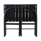 Garden Sanctuary metal folding bed frame with secure buckle design, showing the sturdy metal structure and foldable feature.
