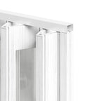 Transparent Windows PVC Folding Door