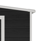 4 x 8 ft Plastic Garden Storage Shed with Pent Roof & Single Door