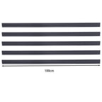 Garden Fence PVC Privacy Screen Panel Slat Strips Fixing Clip 1M