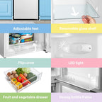 174L Freestanding Low Frost Fridge Freezer