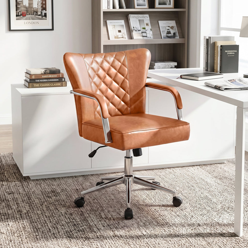 Height-Adjustable Swivel Office Chair