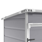 5 x 3 ft Plastic Garden Storage Shed with Pent Roof & Lockable Door
