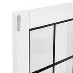 Electric Fireplace TV Stand with Glass Door Storage