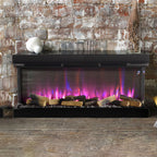50 inch 3-Sided Smart Electric Fireplace