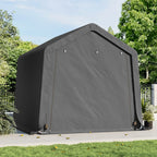 8 x 8 ft Garden Storage Shelter with Galvanised Steel Frame