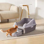 Large Stainless Steel Cat Litter Box