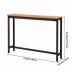 Single-Tier Narrow Console Table