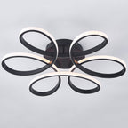 Modern Acrylic Petal LED Semi Ceiling Light