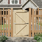 90cm W Arch Top Strong Garden Gate with Latch