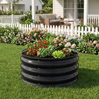 Round Metal Raised Garden Bed