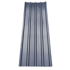 Charcoal Black Steel Corrugated Panels