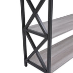 Narrow Wooden Console Table with Drawers
