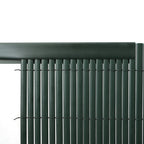 Garden Fence PVC Privacy Screen Panel Slat Strips Fixing Clip 1M