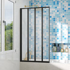 4 Panel Folding Over Bath Shower Screen