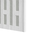 Irregular Frosted Window PVC Folding Door