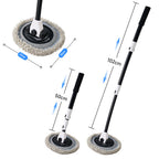15-Degree Curved Car Wash Mop with Extendable Handle