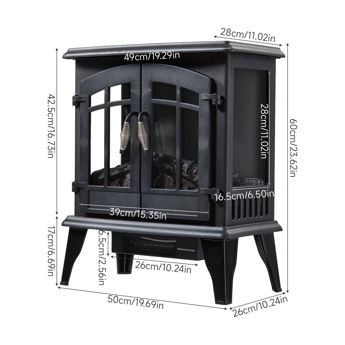 Freestanding Electric Fireplace Stove