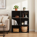 Freestanding Multi-tier Bookshelf Storage Shelf