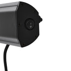2000W Wall-Mounted Infrared Patio Heater with 9 Temperature Settings & 24H Timer