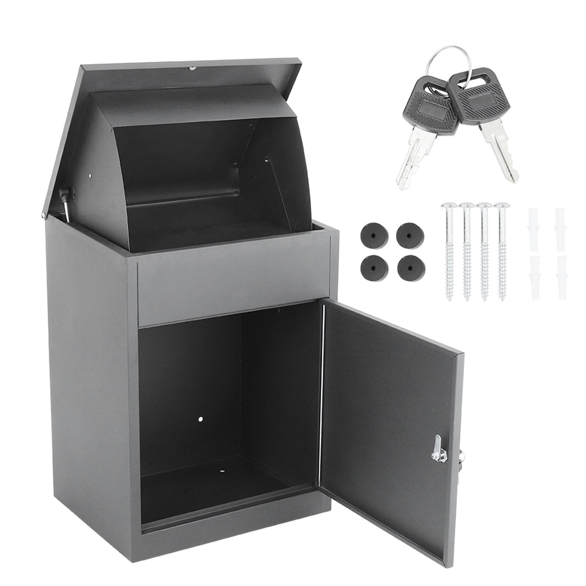 Lockable Galvanised Steel Parcel Drop Box