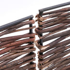 Trash Can Fence Wicker Privacy Fence