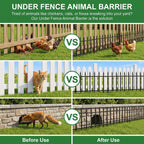 5-Pack Decorative Metal Garden Fence Panels
