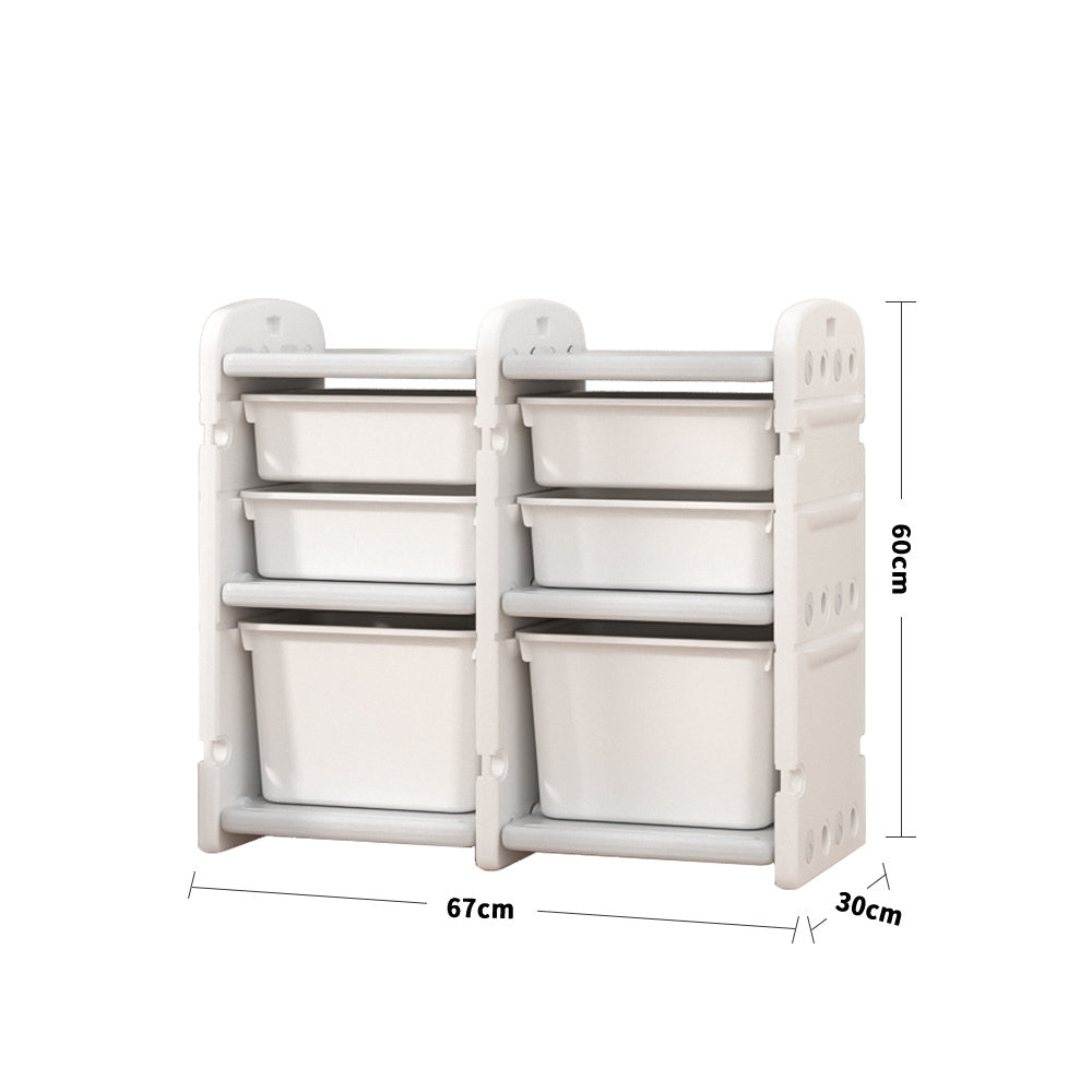 Kids Plastic Storage Cabinet for Toys Clothes Books