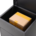 90cm Lockable Galvanised Steel Outdoor Parcel Drop Box