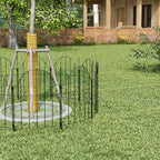 10Pcs Metal Garden Fences