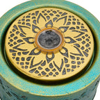 Creative Metal Tabletop Fountain with Light & Enchanted Forest Butterfly Design