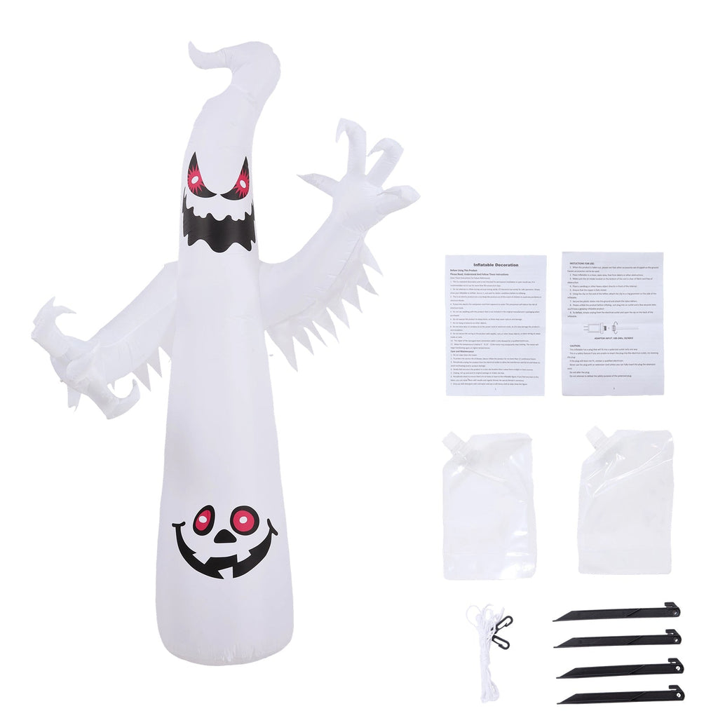 7 FT Halloween Inflatable Ghost with LED Lights