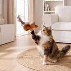Interactive Chirping & Flapping Bird Cat Toy with Catnip