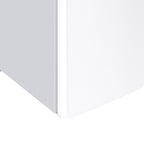 175L White Upright Freezer