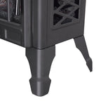 Freestanding Electric Fireplace Heater with Remote Control