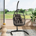 Outdoor Hanging Egg-Shaped Chair