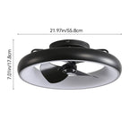 22-Inch Modern Ceiling Fan Light with Remote Control