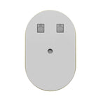 Wall Mounted Oval LED Bathroom Mirror